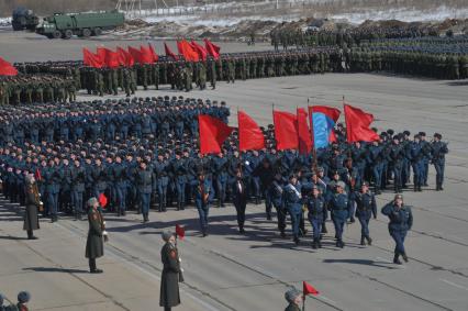 Репетиция Парада Победы в Алабино