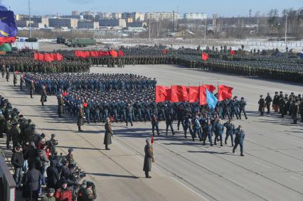 Репетиция Парада Победы в Алабино