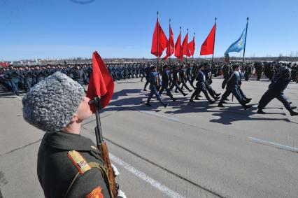 Репетиция Парада Победы в Алабино