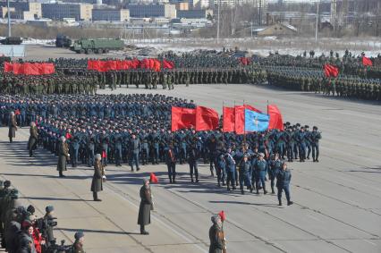 Репетиция Парада Победы в Алабино