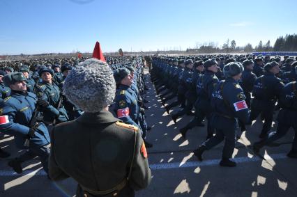 Репетиция Парада Победы в Алабино