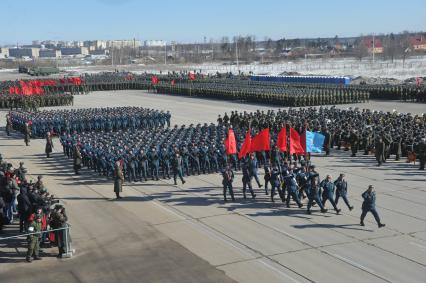 Репетиция Парада Победы в Алабино