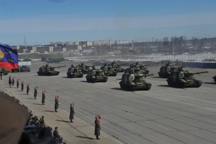 Репетиция Парада Победы в Алабино