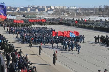 Репетиция Парада Победы в Алабино