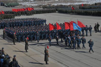 Репетиция Парада Победы в Алабино