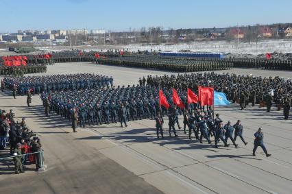 Репетиция Парада Победы в Алабино