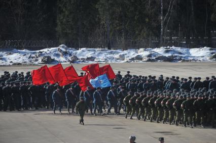 Репетиция Парада Победы в Алабино