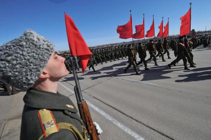 Репетиция Парада Победы в Алабино