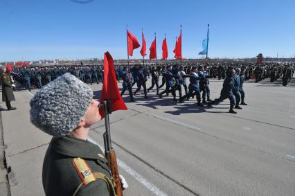 Репетиция Парада Победы в Алабино