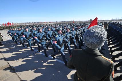 Репетиция Парада Победы в Алабино