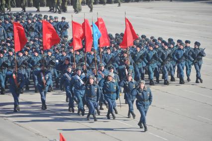 Репетиция Парада Победы в Алабино