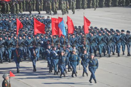 Репетиция Парада Победы в Алабино