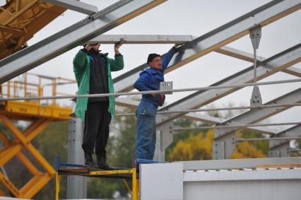 Строительство в Парке Горького