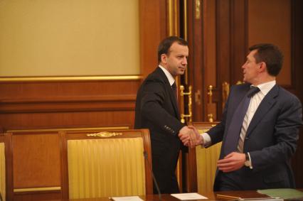 Дворкович и Топилин
Ксения Вдовина