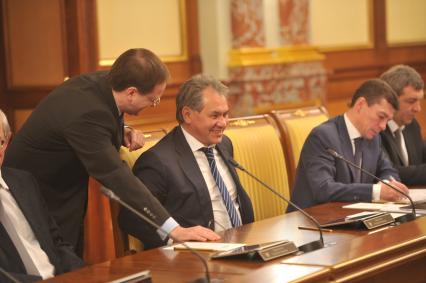 Мединский и Шойгу
Ксения Вдовина