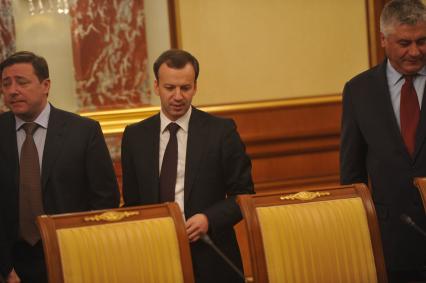 Хлопонин, Дворкович и Колокольцев
Ксения Вдовина