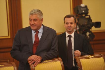 Колокольцев и Дворкович
Ксения Вдовина