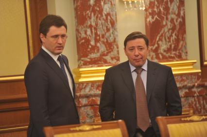 Новак и Хлопонин
Ксения Вдовина