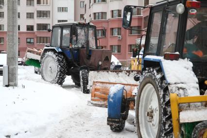 Минск. Снегоуборочная техника.