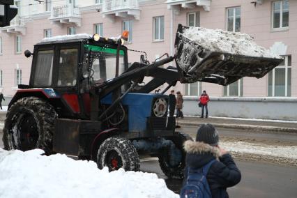 Минск. Снегоуборочная техника.