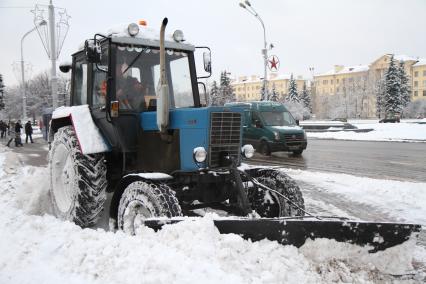 Минск. Снегоуборочная техника.