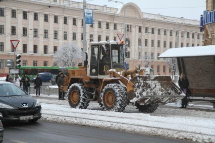 Минск. Снегоуборочная техника.