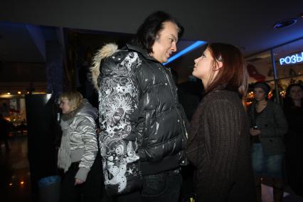 Пресс-показ фильма `Любовь в большом городе`. На снимке: певец, актер Филипп Киркоров и певица, актриса Анастасия Задорожная.