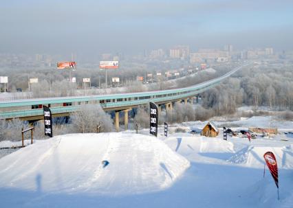 Новосибирск зимой.