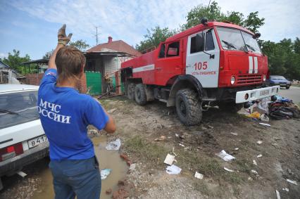 Последствия наводнения в Крымске.