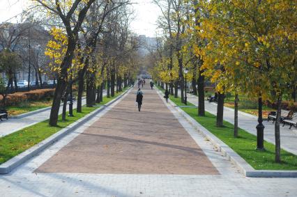 Осень на Тверском бульваре.