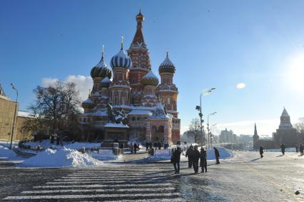 Красная площадь. Храм Василия Блаженного.