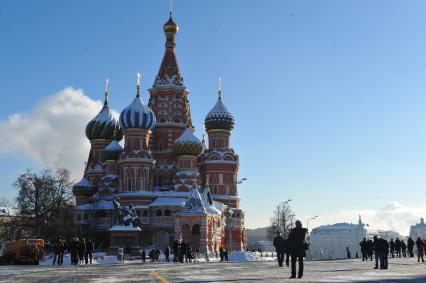 Красная площадь. Храм Василия Блаженного.