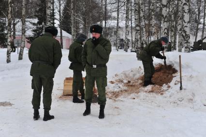 6-я бригада ПВО. На снимке: военнослужащие.