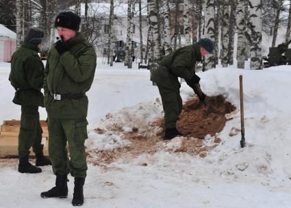 6-я бригада ПВО. На снимке: военнослужащие.