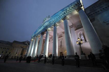 Открытие исторической сцены Государственного академического Большого театра после реконструкции .