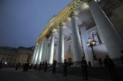 Открытие исторической сцены Государственного академического Большого театра после реконструкции .