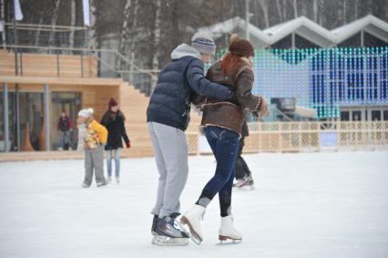 Парк `Сокольники`. Каток.