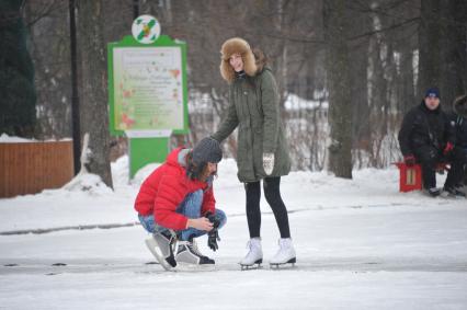 Парк `Сокольники`. Каток.