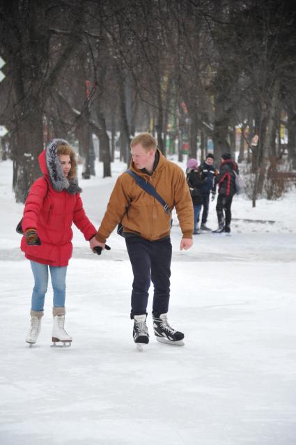 Парк `Сокольники`. Каток.