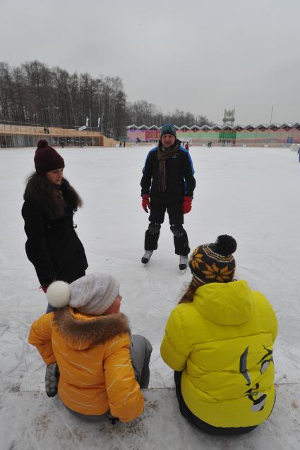 Парк `Сокольники`. Каток.