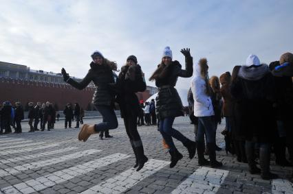 Подготовка финала шоу`Мисс Россия 2013`. На снимке: участницы конкурса.