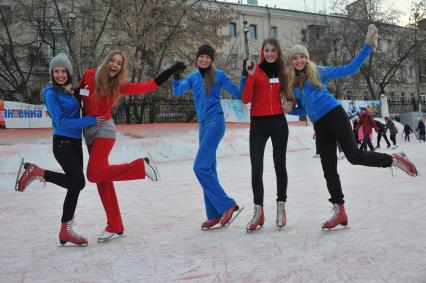 Подготовка финала шоу`Мисс Россия 2013`. На снимке: участницы конкурса.