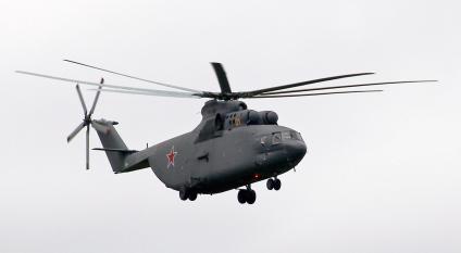 Военный вертолет МИ-26 ВВС России.