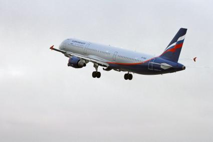 Пассажирский самолет Airbus A321 авиакомпании `Аэрофлот`.