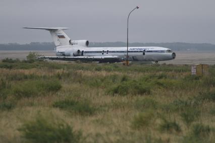 Пассажирский самолет ТУ - 154 авиакомпании `Аэрофлот`