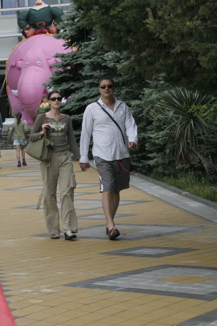 Диск54. \"Кинотавр\" 2007 год. На снимке: Макаров Алексей и Макеева Анастасия