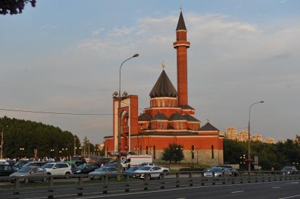 Мемориальная мечеть на Поклонной горе в Москве.