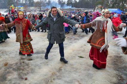 Гулянья на масленицу.