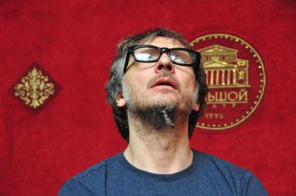 ГАБТ. Пресс-конференция, посвященная фестивалю балета `Век „Весны священной` -  век модернизма` . На снимке:  художник-постановщик Александр Шишкин
