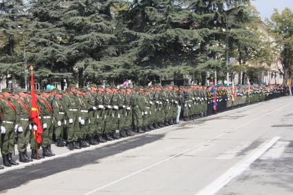 Цхинвал. Празднование Дня независимости Южной Осетии.